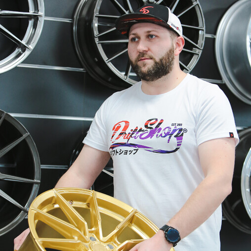 DriftShop Vintage T-Shirt - White - Men's Cut